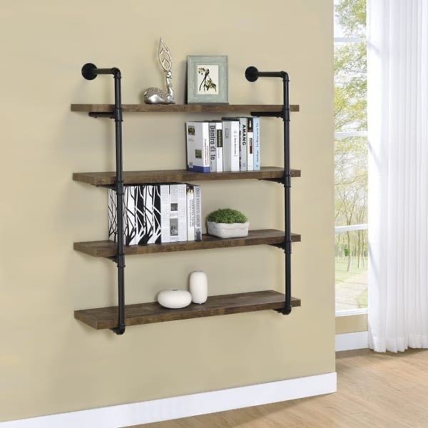 lot 2209 image: Carbon Loft - Maltese 40-inch 4-shelf Wall Shelf - Retail$167.99