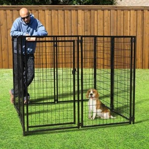 lot 302 image: Dog Kennel by ALEKO - Retail $184.98