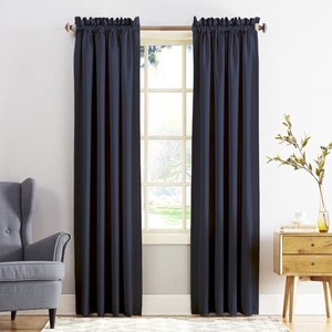 lot 306 image: Porch & Den - Inez Room Darkening Window Curtain Panel - Retail $20.59