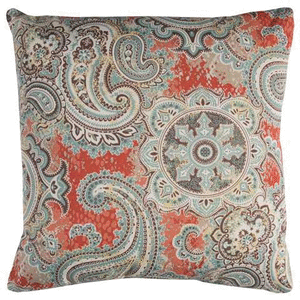 lot 337 image: Rizzy Home -  22in.  x 22 in.  Houssie Poly Filled Pillow - Retail $35.18