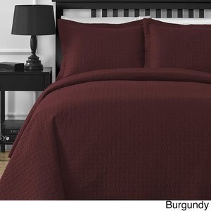 lot 347 image: Stanley Bedding Supplies Coverlet Set - Cal King - Retail $71.49