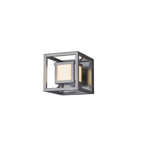 lot 382 image: Justice Design - Fusion Bayview Opal Nickel 6.5 Light - Retail $248.00