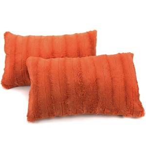 lot 334 image: Cheer Collection 12x20 Decorative Throw Pillows (Set of 2) - Retail $34.99