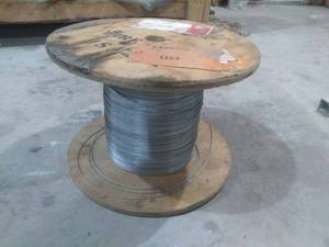 lot 126 image: Partial Roll 116 1x9 Galvanized Wire