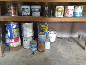 lot 146 image: Assorted Paints, Stain, Adhesive, etc