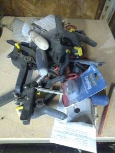 lot 232 image: Assorted Clamps and More