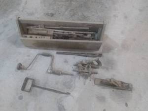 lot 304 image: Antique Toolbox and Tools
