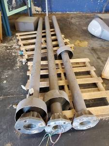 lot 22387 image: (3) Metal Light Poles