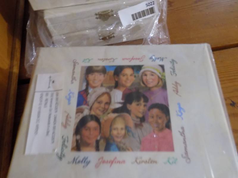 lot 5025 image: Hallmark American Girl NotecardJewelry Box Set NEW #4