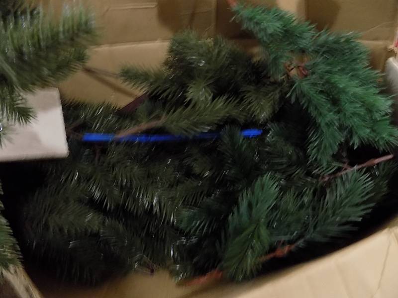 lot 5138 image: Boxes of Christmas Trees (3 ea)