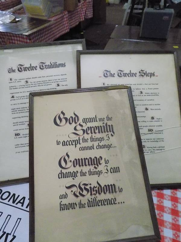 lot 5144 image: Three Framed Religious Posters