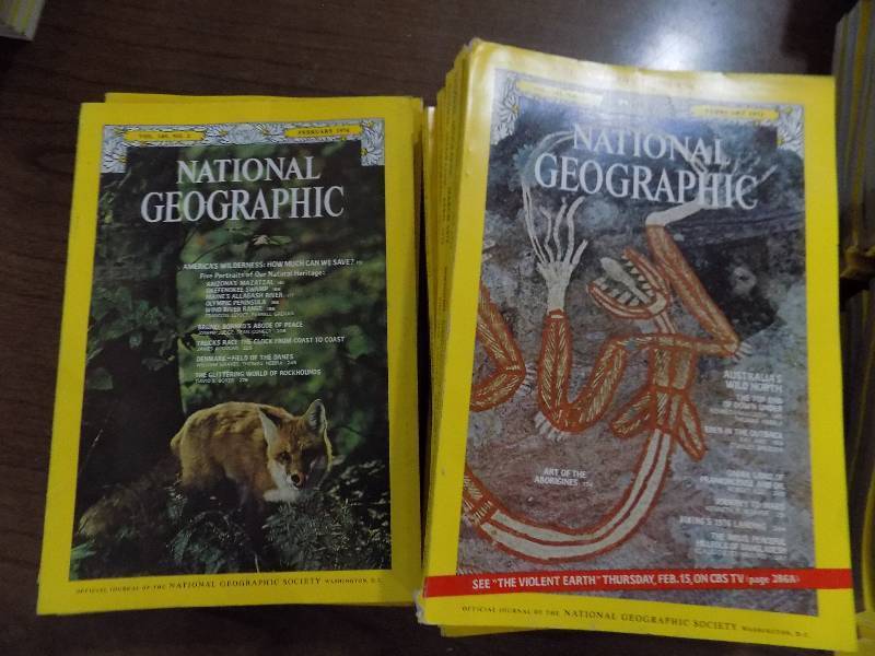 lot 5198 image: National Geographic - some 1973 & 1974