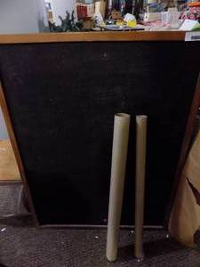 lot 5275 image: Burlap Pegboard & Brown Paper