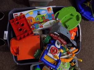 lot 5270 image: Tote of Misc. Toys #2