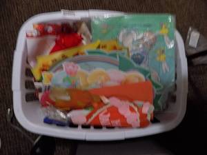 lot 5421 image: Laundry Basket of Kids Books