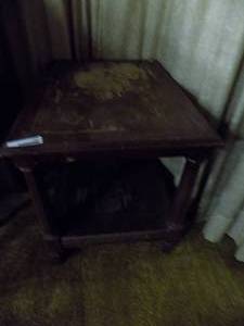 lot 5516 image: Wood End Table