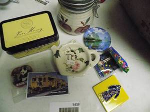 lot 5439 image: Magnets, Canister & Tea Bag Holder