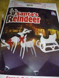 lot 5478 image: Santas Reindeer & Sleigh