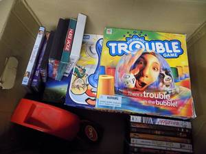 lot 5486 image: Box of Games & DVDs