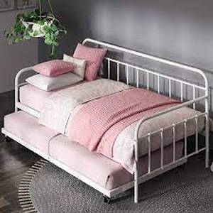 lot 4600 image: Zinus Florence Daybed & Trundle Frame Set