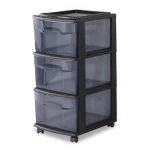 lot 4660 image: Homz 3 Tier Storage Unit
