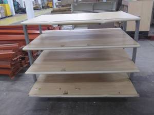 lot 4927 image: 4 Tier Display Shelf