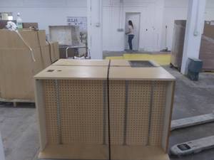 lot 4931 image: Retail Counter With Peg Board Front