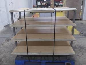 lot 4938 image: 4 Tier Display Shelf