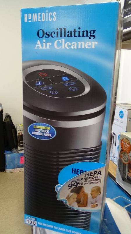 lot 3017 image: HoMedics  Air Cleaner