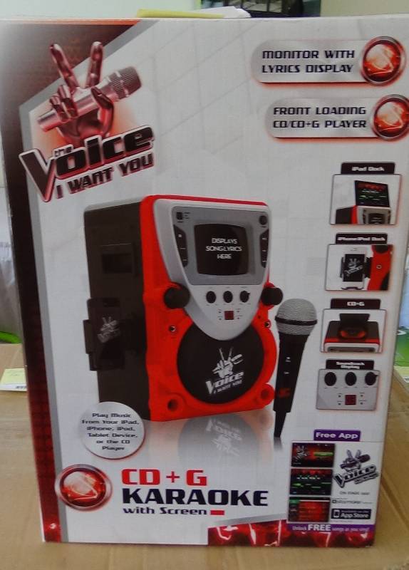 lot 3053 image: The Voice CDCDG All-In-One Karaoke Machine