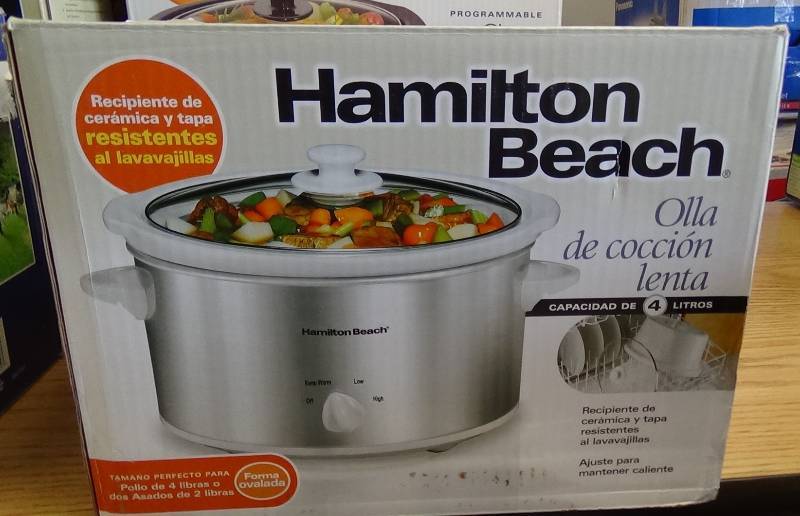 lot 3045 image: Hamilton Beach 4-Quart Slow Cooker
