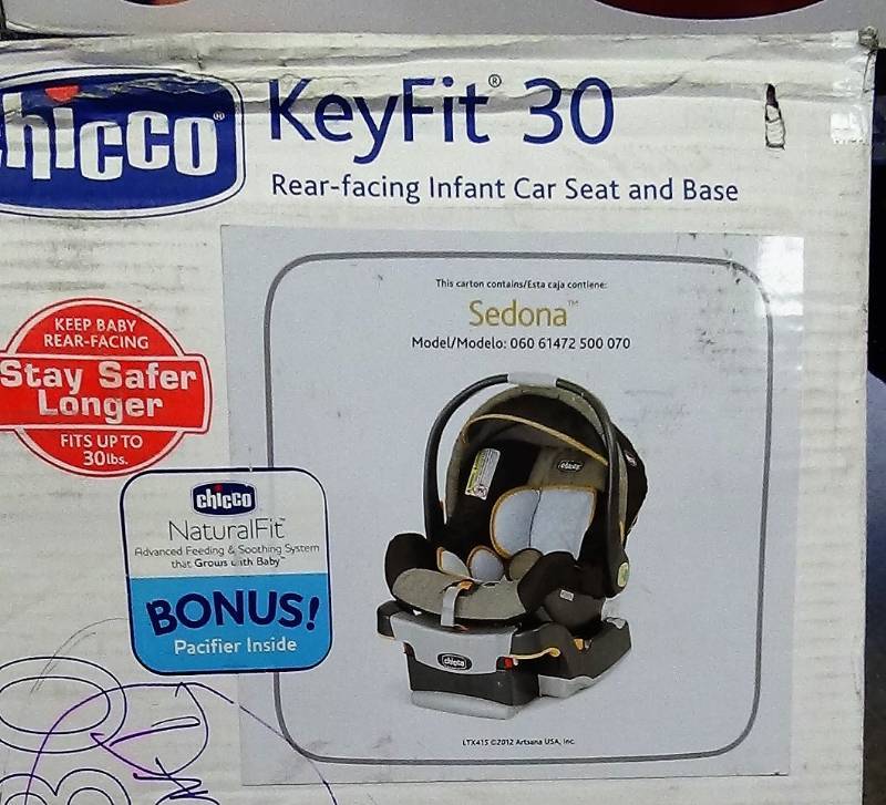 lot 3082 image: Chicco Keyfit 30 Infant Car Seat and Base, Sedona