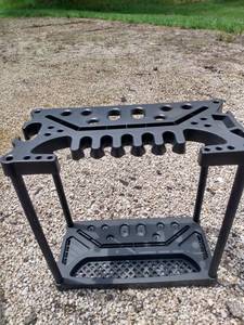 lot 422 image: plastic garden tool holder 36 in Long 18 in deep 36 in tall