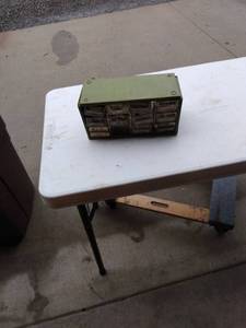 lot 480 image: plastic parts bin and contents top loose