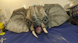 lot 1476 image: elephant head