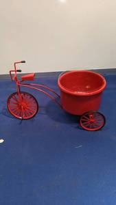 lot 1519 image: bicycle flower pot holder