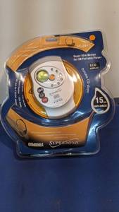 lot 1522 image: supersonic CD portable player new in package untested