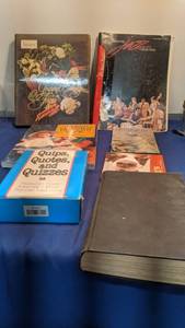 lot 1534 image: seven books gourmet cooking forum the definitve jazz collection doll clothes pattern book gift from the sea dogs quips quotes and quizzes the tummlt and the showing by Garland rice 1952 copyright