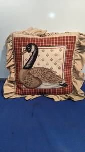 lot 1541 image: 12x12 duck pillow