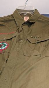 lot 1550 image: boy scout shirt nick size 15 regular