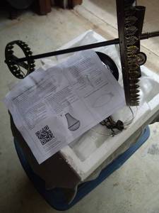 lot 2081 image: crystal chandelier new inbox has all parts