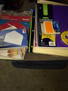 lot 2106 image: large lot of office and school supplies most new