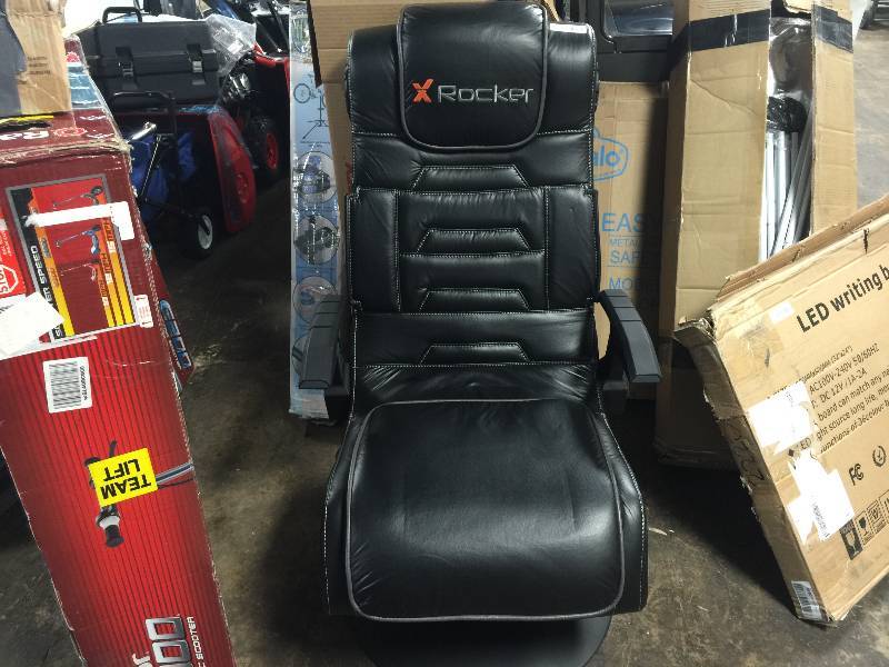 lot 7192 image: X Rocker Pro Series Pedestal Video Gaming Chair, Wireless