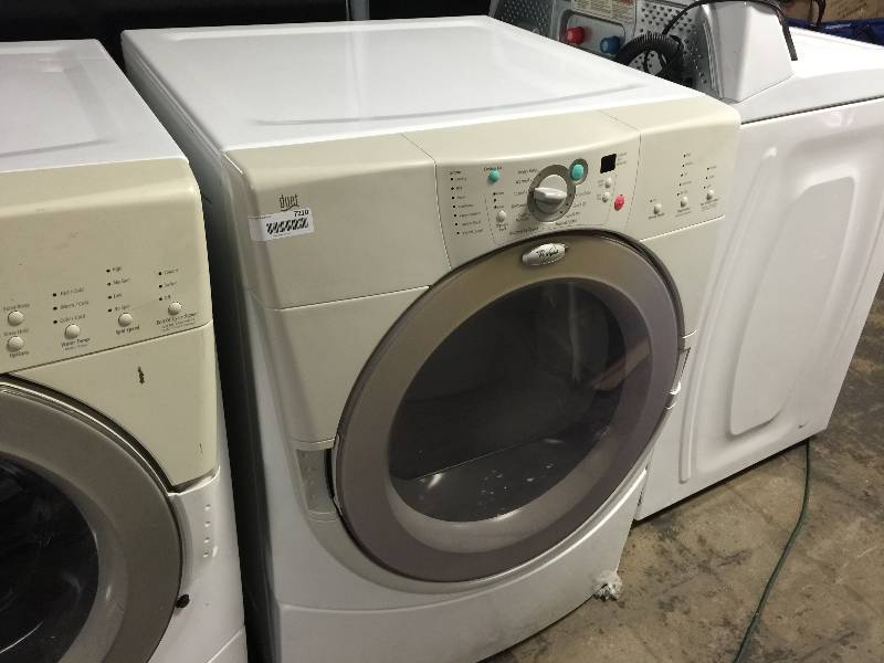 lot 7210 image: Whirlpool Duet Front Loading Electric Dryer