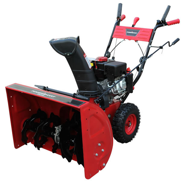 lot 7200 image: NEVER USED  Power Smart 7651 (24) 208cc Two-Stage Snow Blower w Electric Start