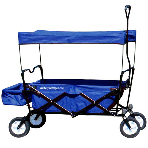 lot 7199 image: The Wagon Store-Folding BLUE Wagon