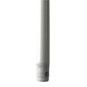 lot 55945 image: 18 in. Matte White Ceiling Fan Extension Downrod for Modern Forms or WAC Lighting Fans