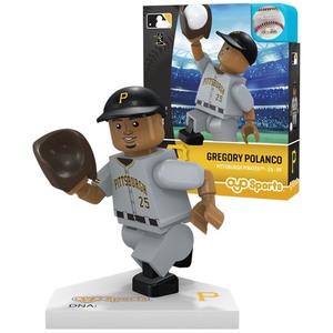 lot 55991 image: Gregory Polanco Pittsburgh Pirates OYO Sports Player MLB Minifigure Set of 28