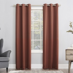 lot 66426 image: Sun Zero Saxon 54 x 84 Blackout Curtain Panel. Set of 2