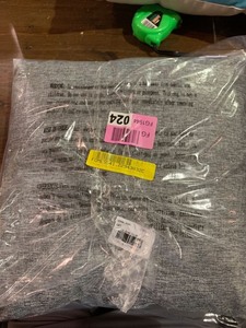 lot 66434 image: Ettinger Water Resistant Square Outdoor Throw Pillow. Grey